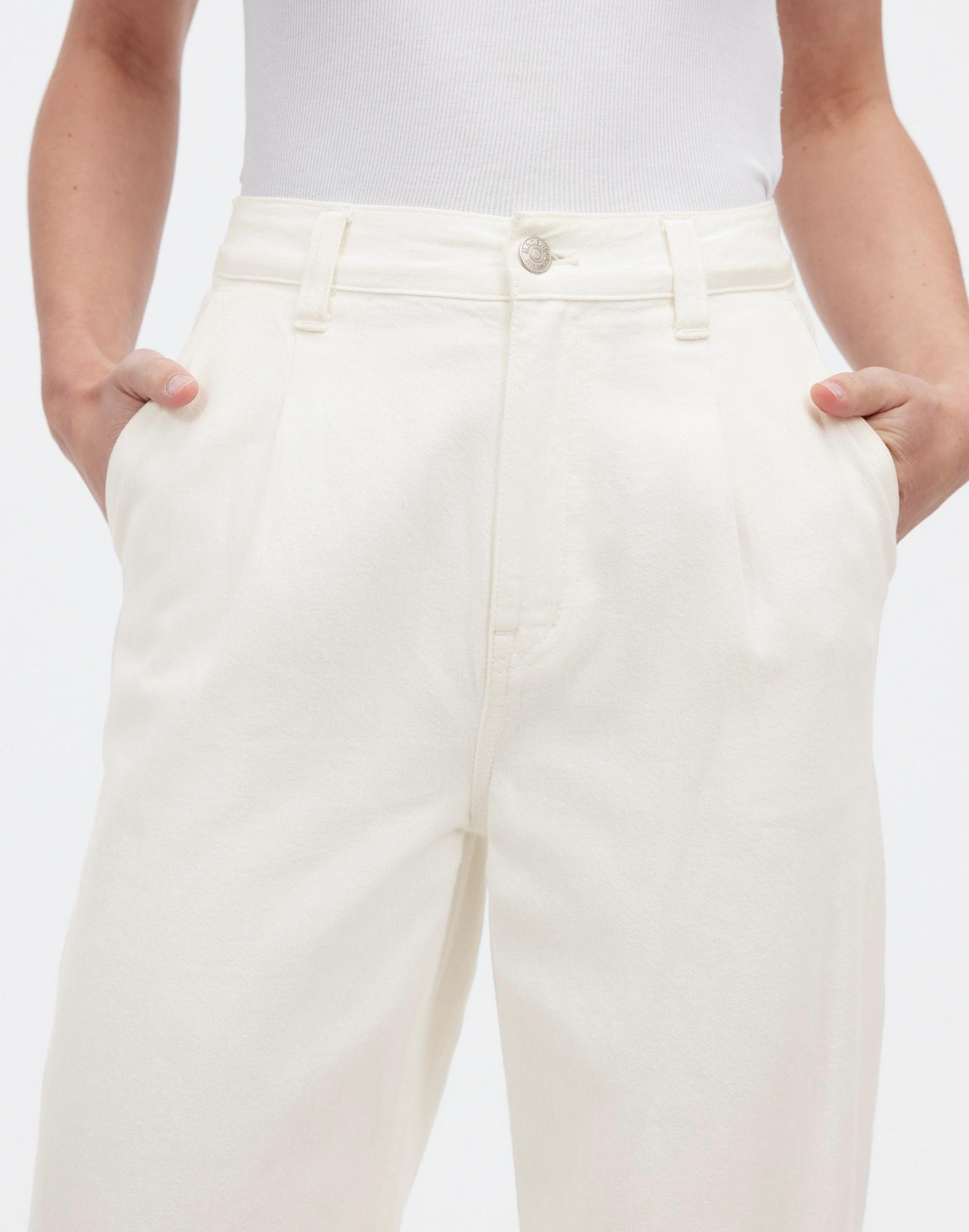 The Harlow Wide-Leg Jean in Tile White: Airy Denim Edition Product Image