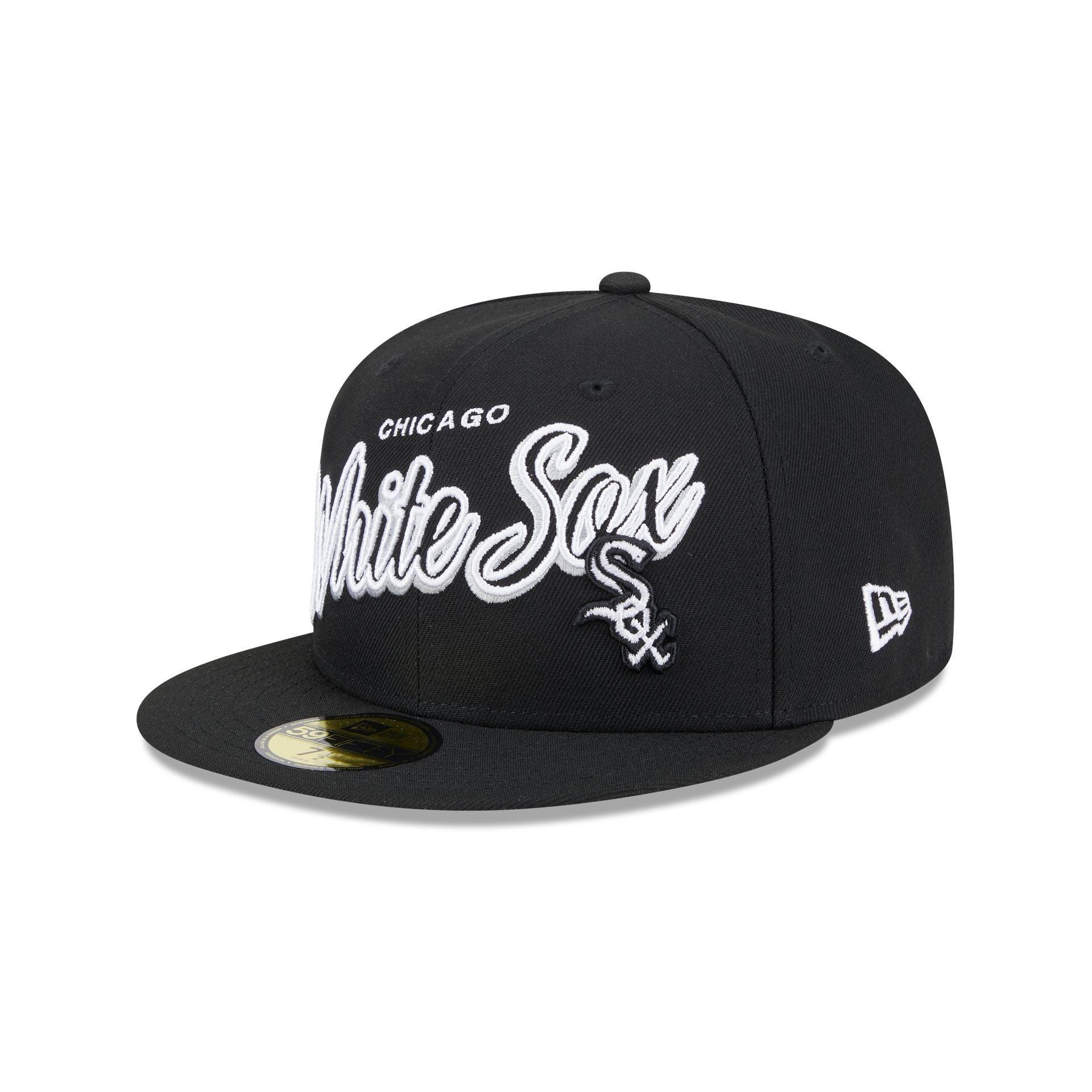 Chicago White Sox Script Sided 59FIFTY Fitted Hat Male Product Image