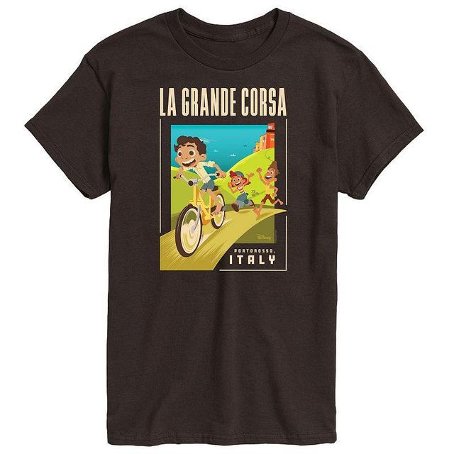 Disneys Luca Mens La Grande Postcard Graphic Tee Product Image