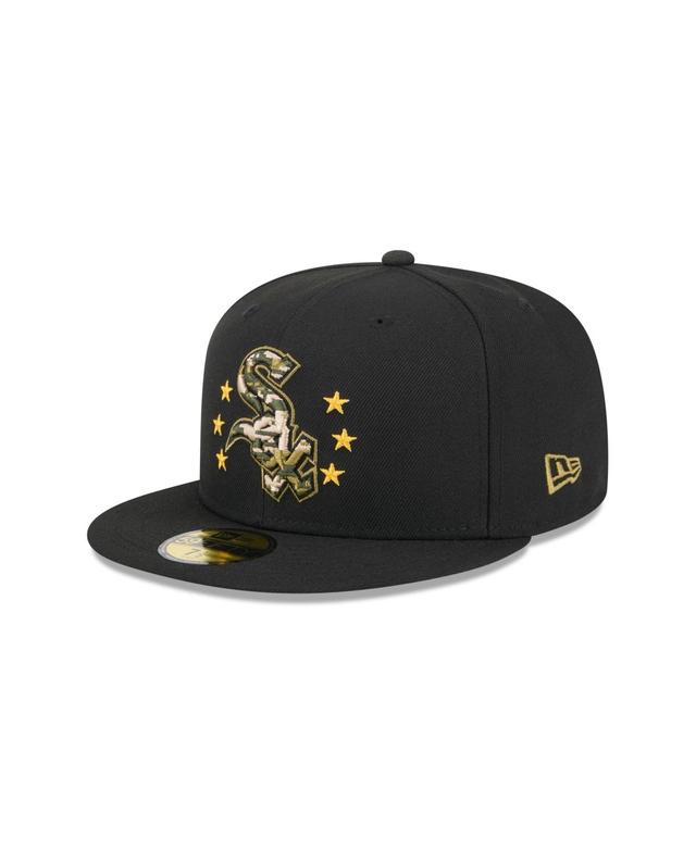 New Era Mens Black Chicago White Sox 2024 Armed Forces Day On-Field 59FIFTY Fitted Hat Product Image