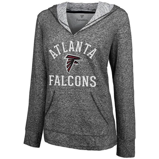 Womens Black Atlanta Falcons Doubleface Slub Pullover Hoodie Product Image