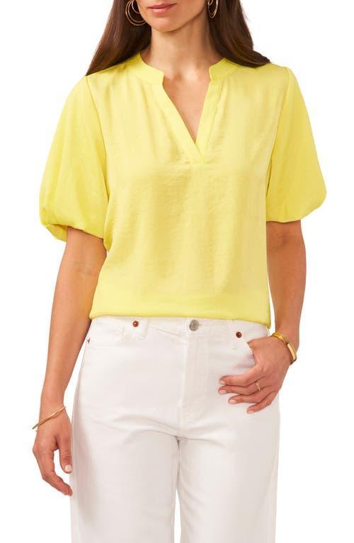 Vince Camuto 1/4 Puff Sleeve Blouse (Hot ) Women's Clothing Product Image