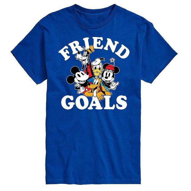 Disney Big & Tall Friend Goals Tee, Mens Med Blue Product Image