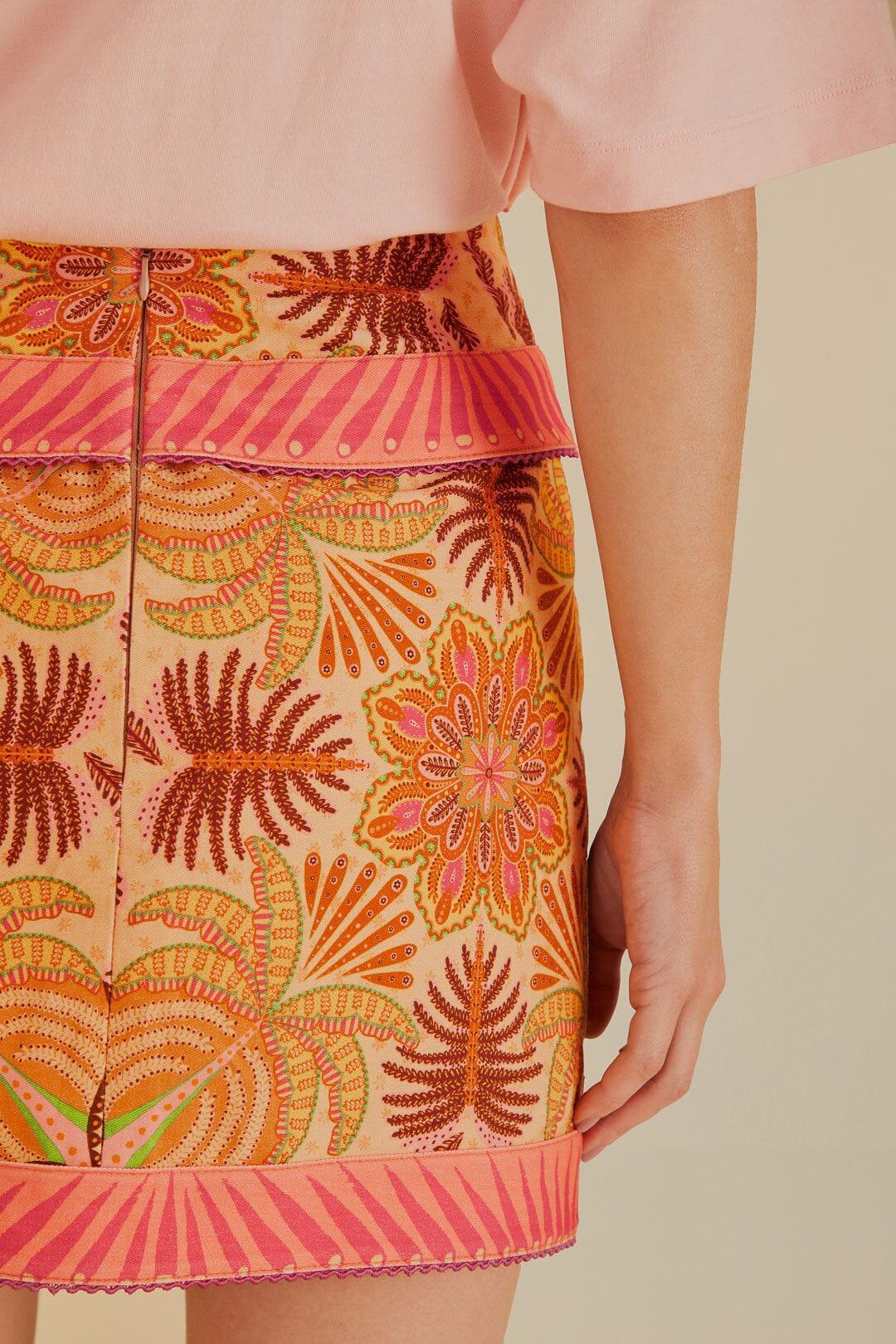 Sand Palm Scarf Skirt, PALM SCARF / 24 Product Image