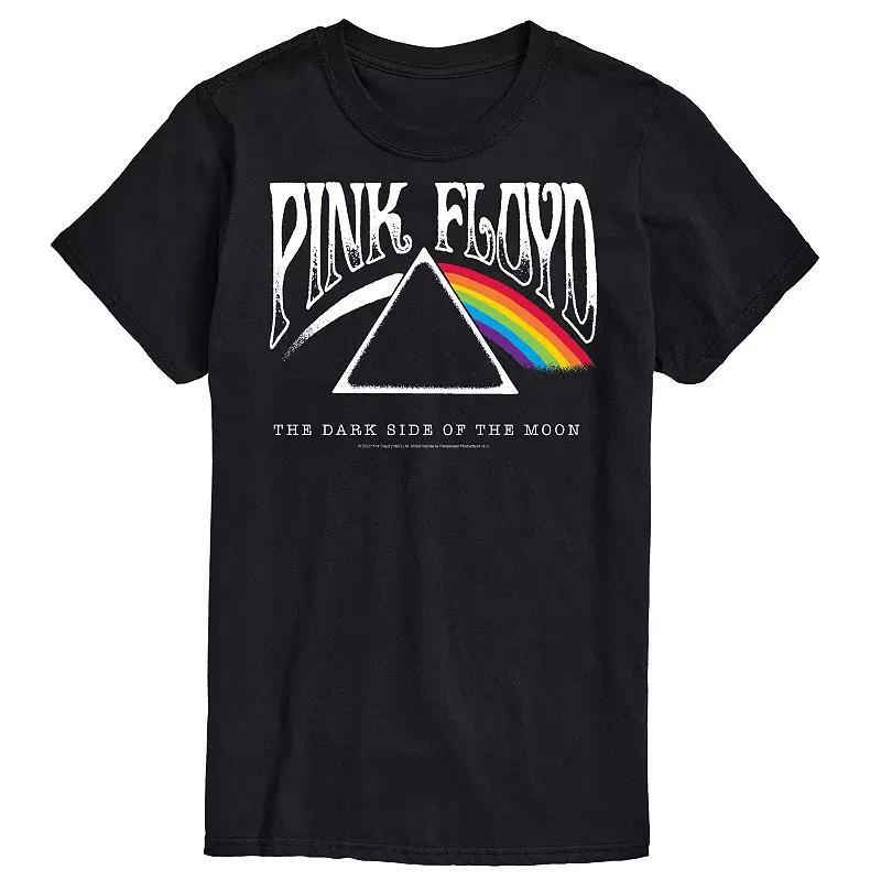 Big & Tall Pink Floyd DSOTM Tee, Mens Black Product Image