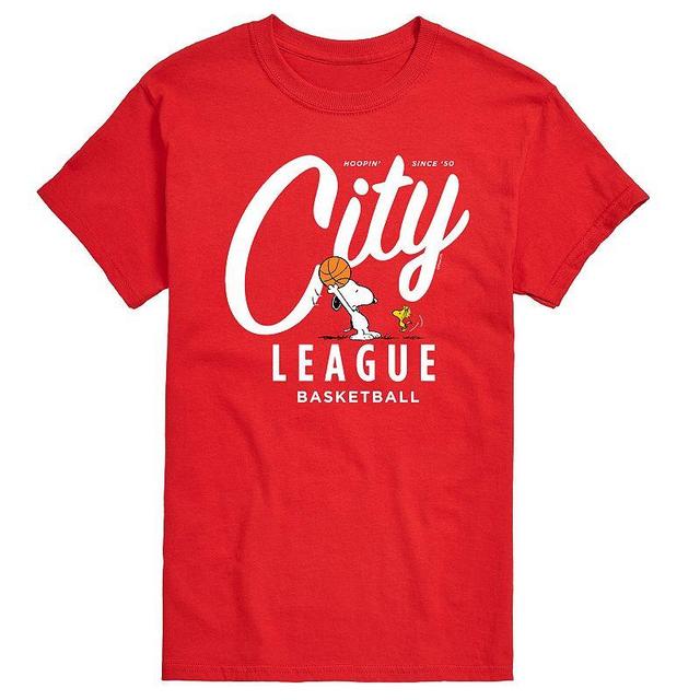 Big & Tall Peanuts City League Tee, Mens Product Image