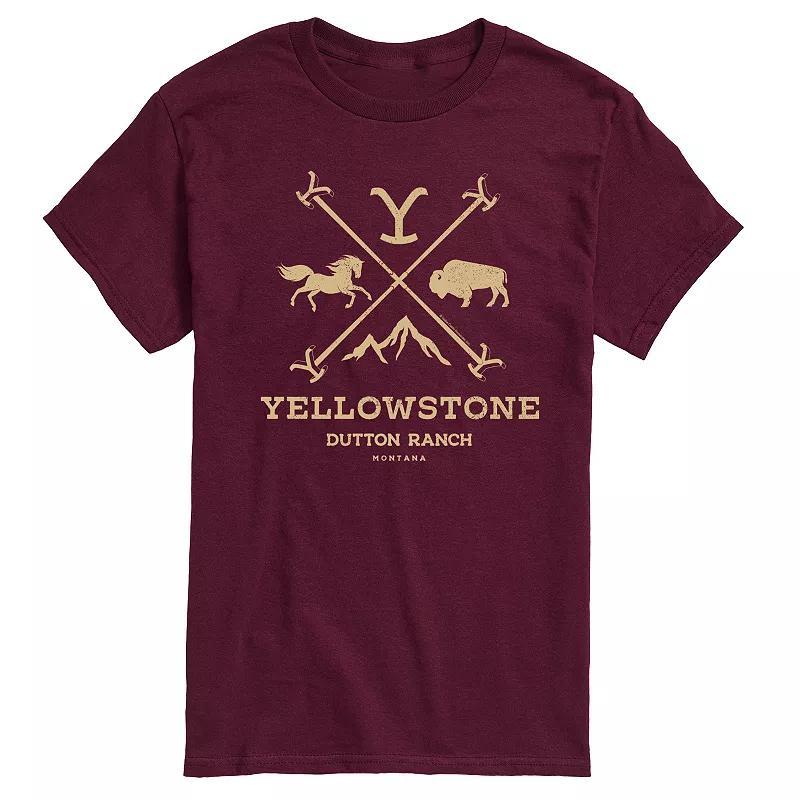 Big & Tall Yellowstone Iron Logo Graphic Tee, Mens Product Image