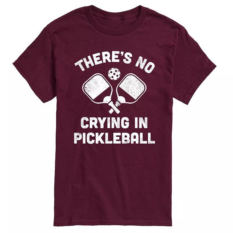 Mens No Crying Pickleball Tee Product Image