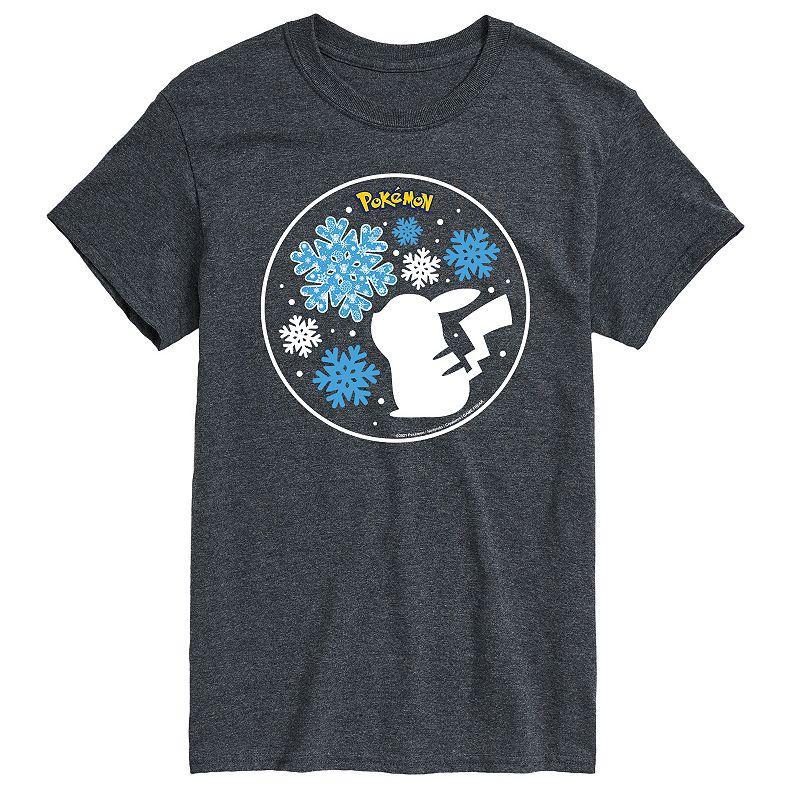 Mens Pokemon Snowflake Pikachu Tee Product Image