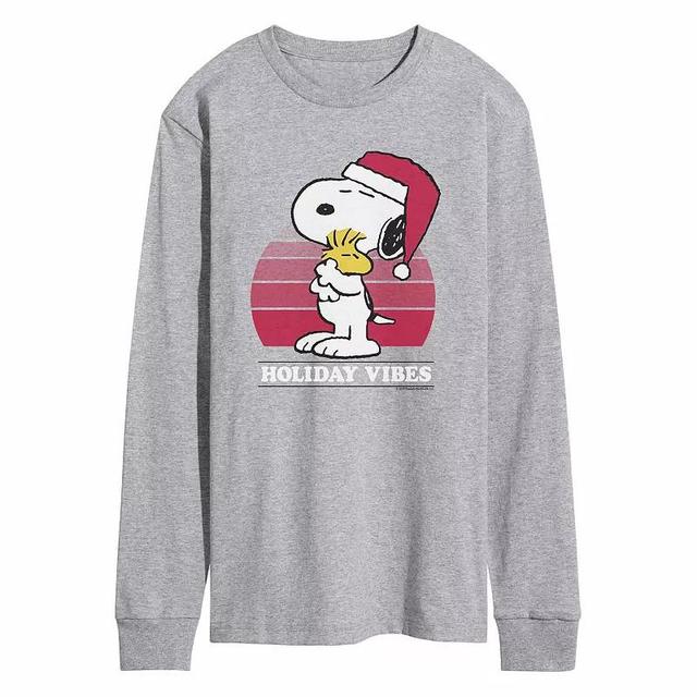 Mens Peanuts Vibes Tee Dark Grey Product Image