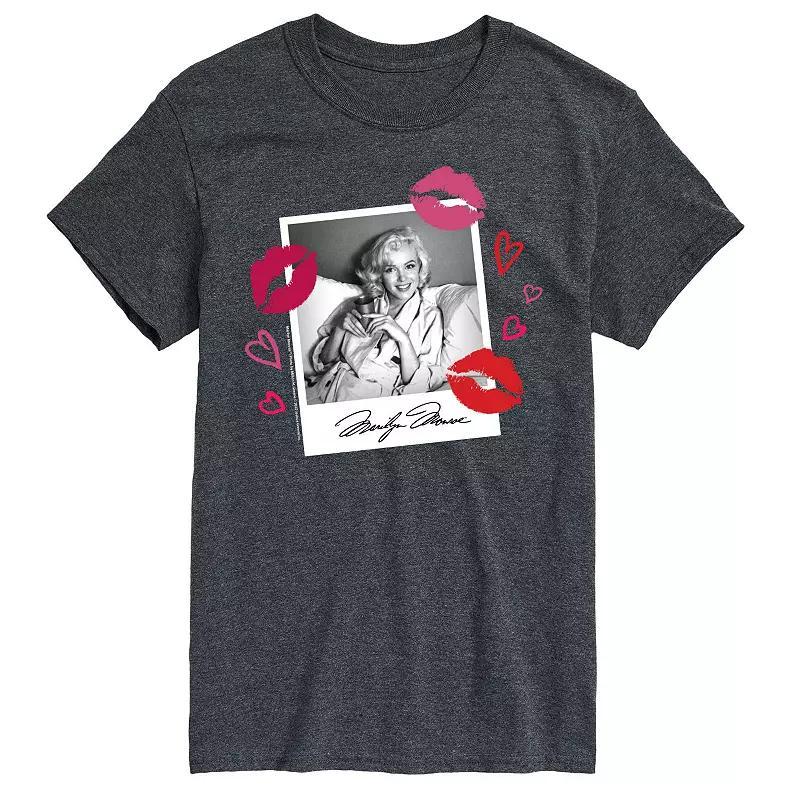 Mens Marilyn Monroe Photo Kiss Collage Tee Product Image