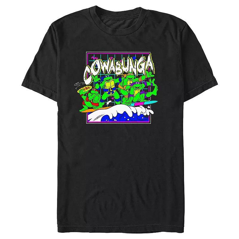 Mens Teenage Mutant Ninja Turtles Crazy Surfers Graphic Tee Product Image