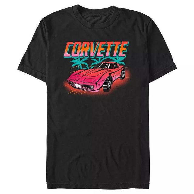 Mens Corvette On The Road Graphic Tee Product Image