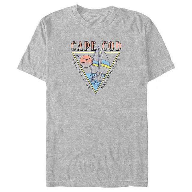 Big & Tall Cape Cod Sailing Club Graphic Tee, Mens Athletic Grey Product Image