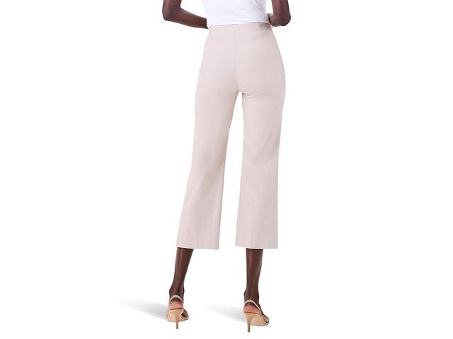 NIC+ZOE Petite Polished Wonderstretch Wide-Leg Crop (Cobblestone) Women's Casual Pants Product Image