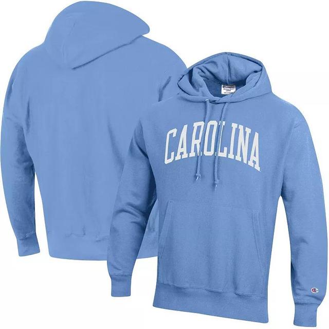 Mens Champion Carolina Blue North Carolina Tar Heels Team Arch Reverse Weave Pullover Hoodie Product Image