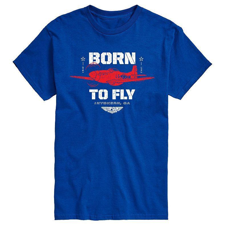 Mens Top Gun Maverick Born To Fly T-shirt Product Image