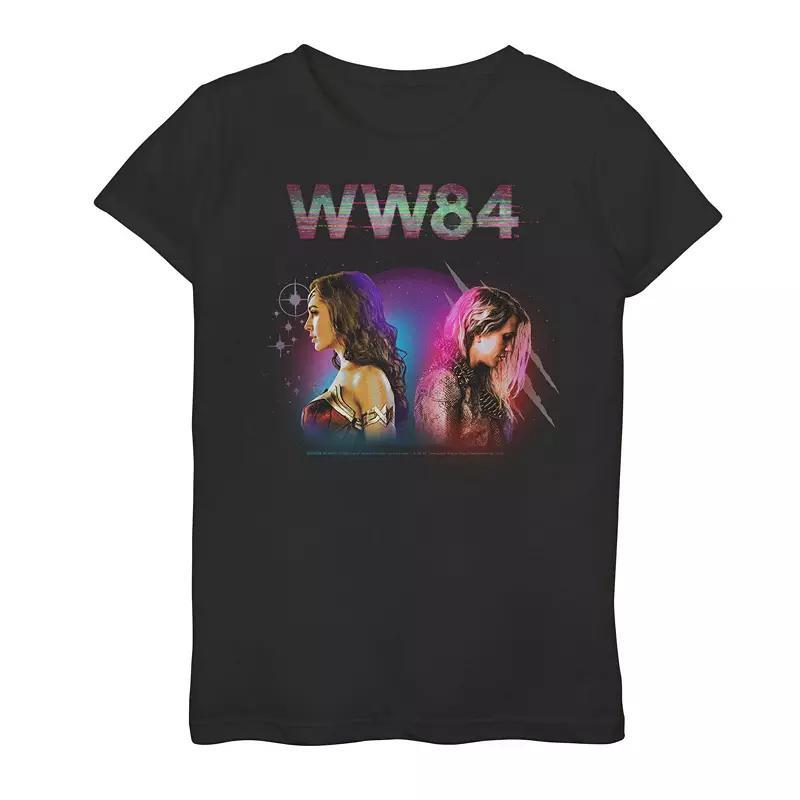 Girls 7-16 DC Comics Wonder Woman Cheetah Split Poster Graphic Tee, Girls Product Image