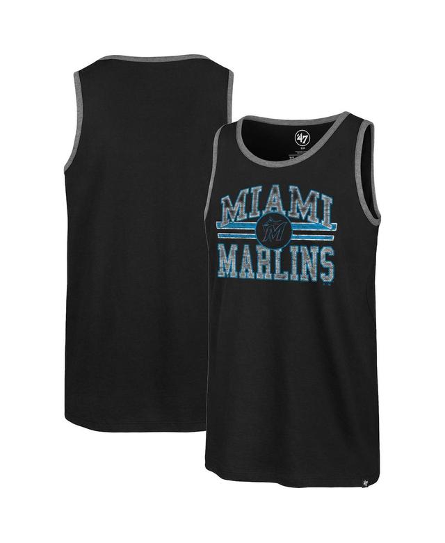 Mens 47 Brand Black Colorado Rockies Winger Franklin Tank Top Product Image