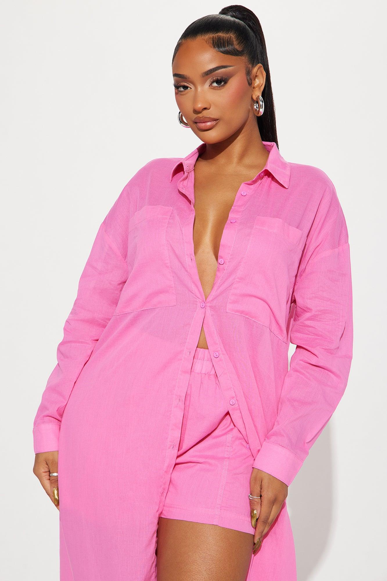 Alora Short Set - Hot Pink Product Image