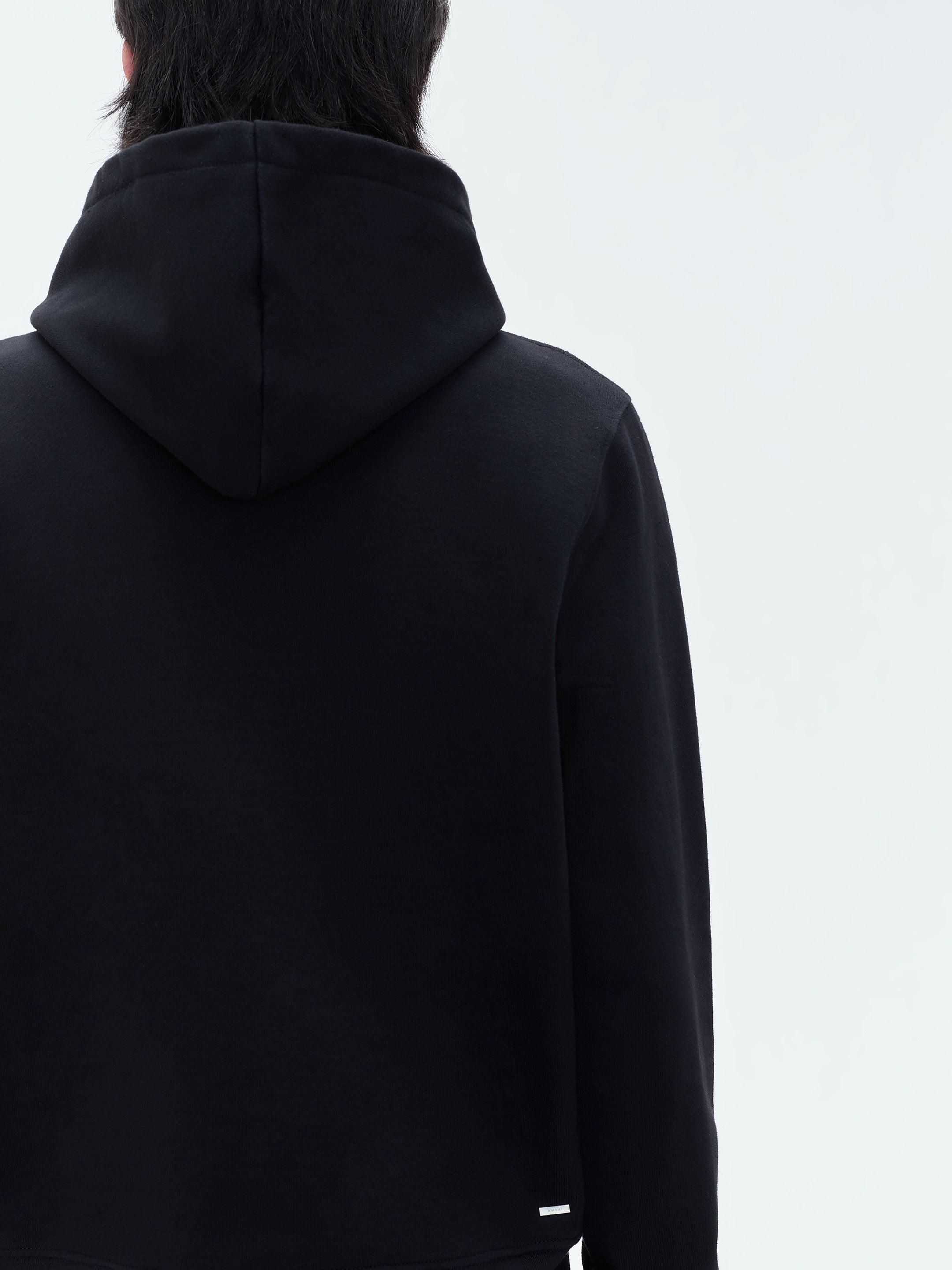 AMIRI STAGGERED LOGO HOODIE - Black Male Product Image