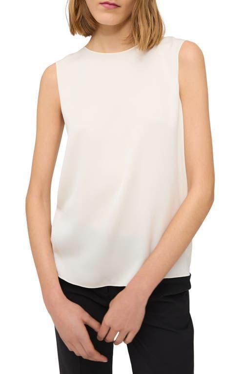 Womens Sleeveless Silk Top Product Image