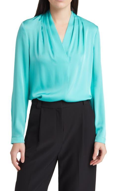 Womens Nellie Silk-Satin Blouse Product Image