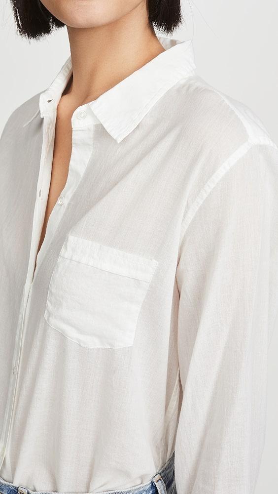 Nili Lotan Cotton Voile Shirt | Shopbop Product Image