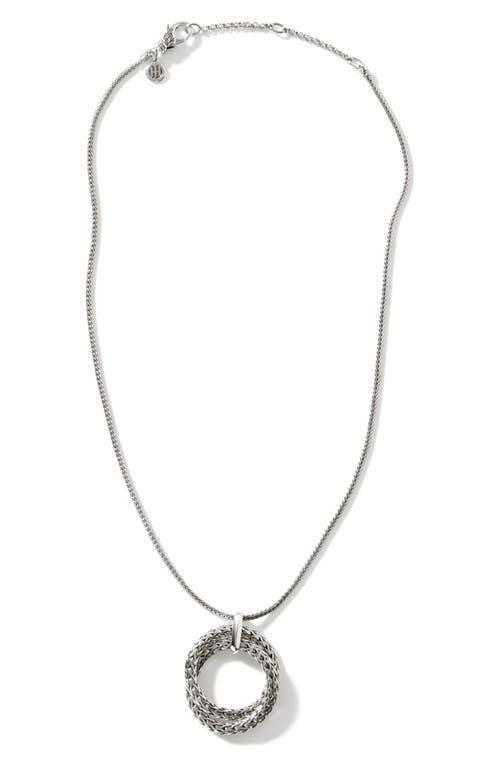 John Hardy Classic Chain Circle Pendant Necklace Product Image