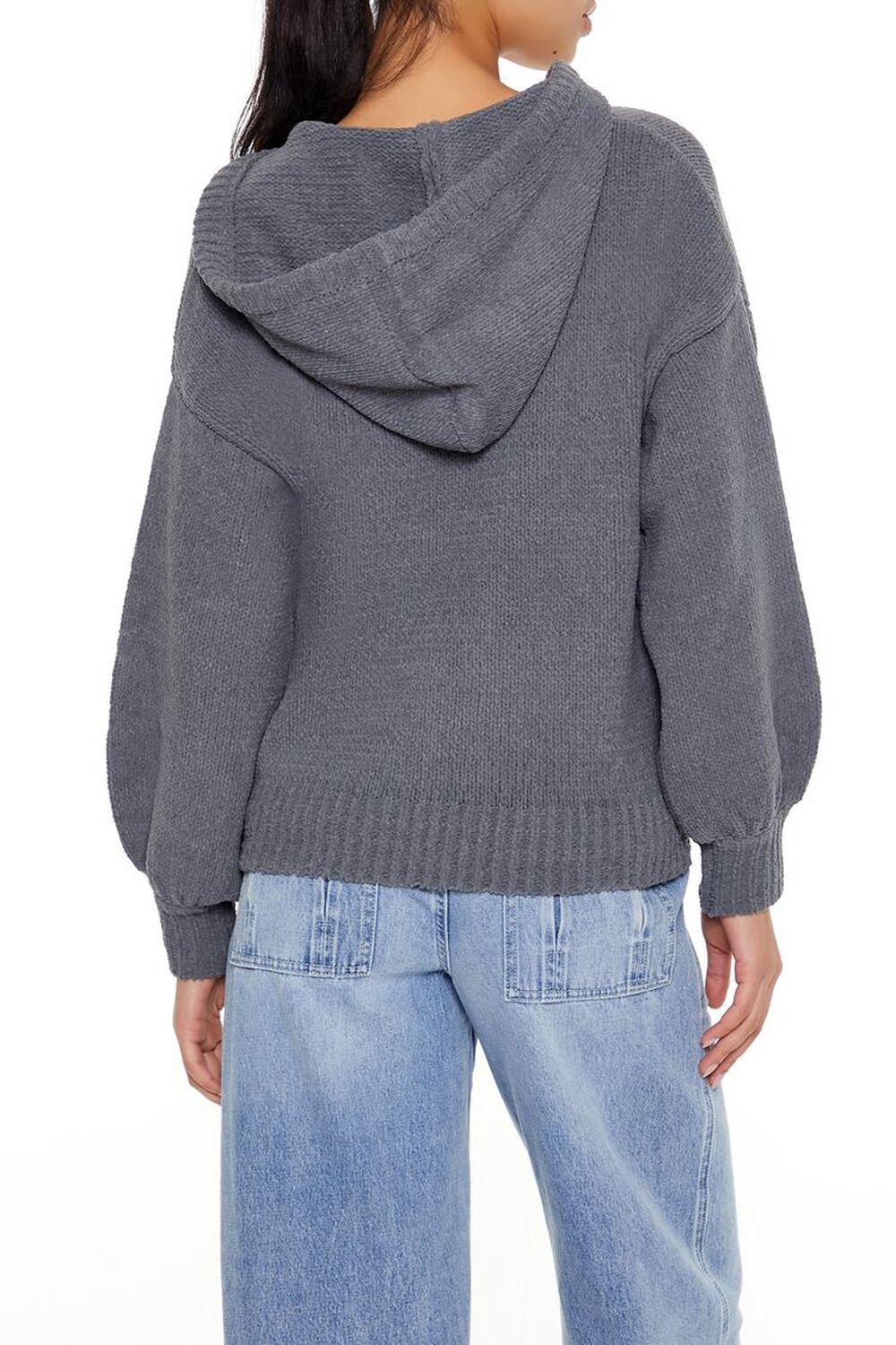 Hooded Drop-Sleeve Sweater | Forever 21 Product Image