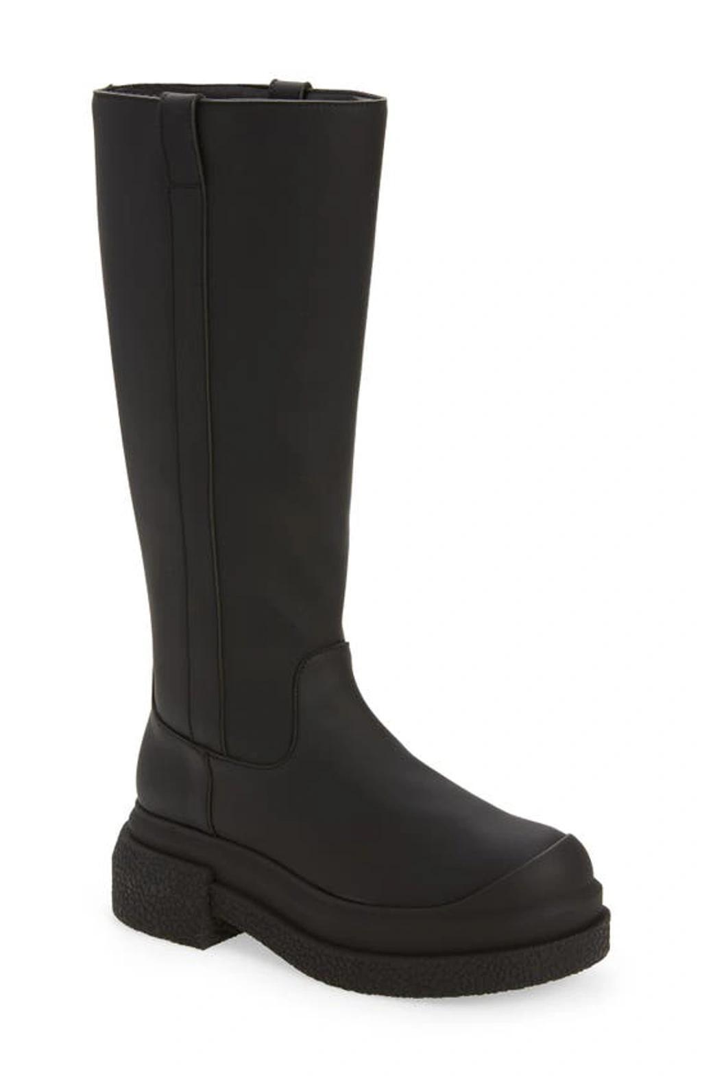 STUART WEITZMAN Charli Knee-high Leather Boots In Black product image