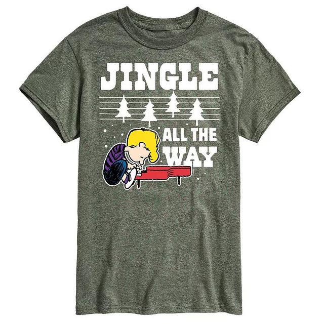 Mens Peanuts Jingle All The Way Tee Product Image