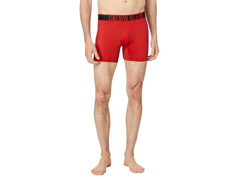 Calvin Klein Underwear Intense Power Ultra Cooling Boxer Brief (Pompeian Red) Men's Underwear Product Image