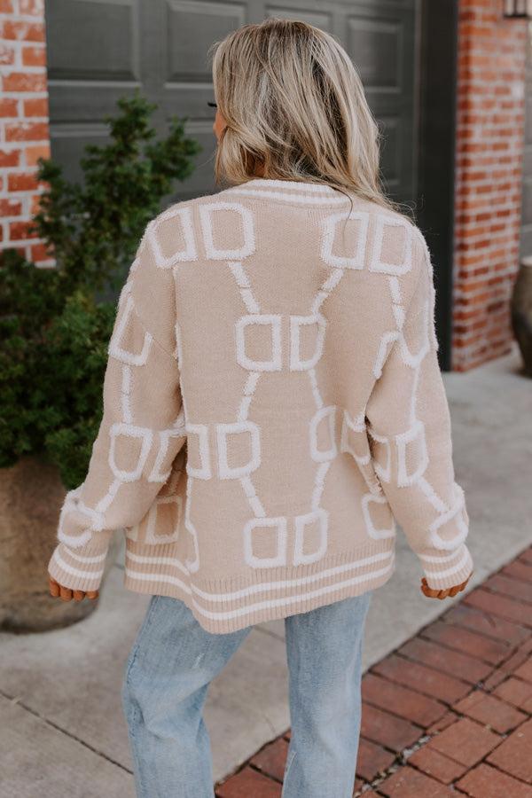 Chilly Morning Cardigan In Birch Product Image