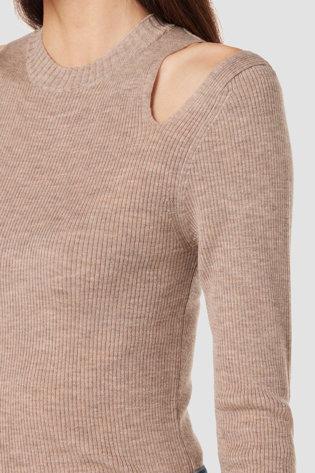 Cut Out Long Sleeve Sweater Female Product Image