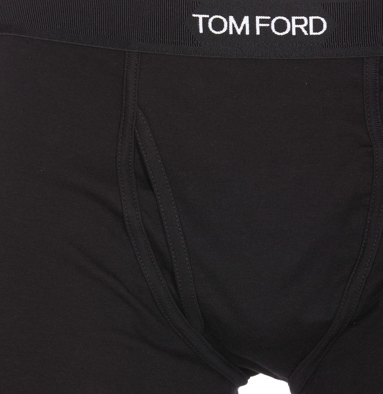 TOM FORD Logo Band Boxers In Black Product Image