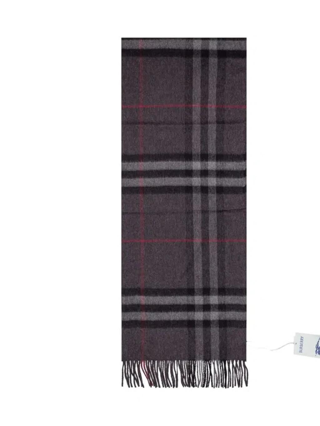 BURBERRY Giant Check Scarves In Black product image