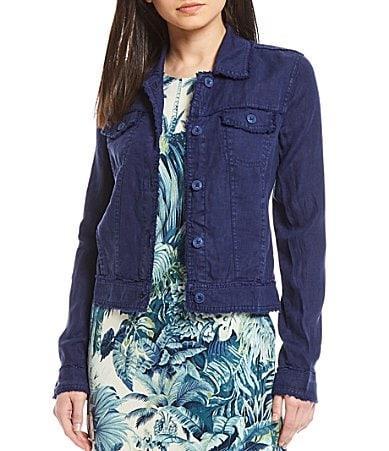 Tommy Bahama Two Palms Linen Raw Edge Jacket Product Image