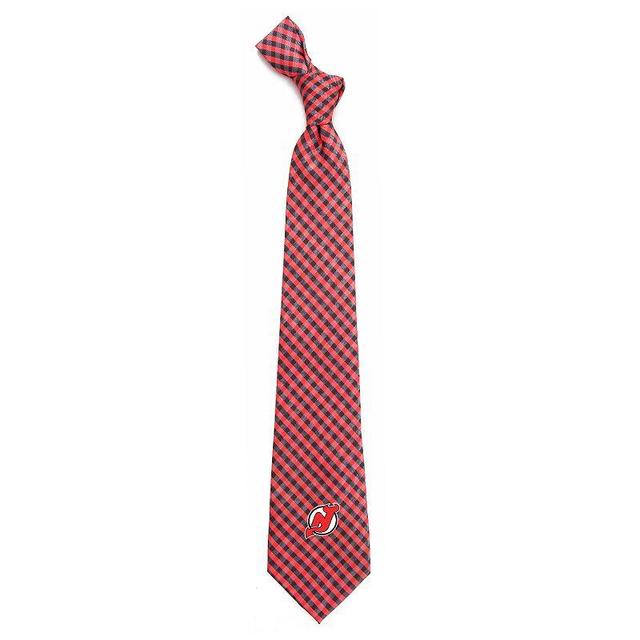 Mens New Jersey Devils Gingham Tie Product Image