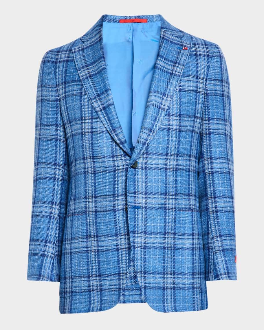 Men's Plaid Sport Coat Product Image