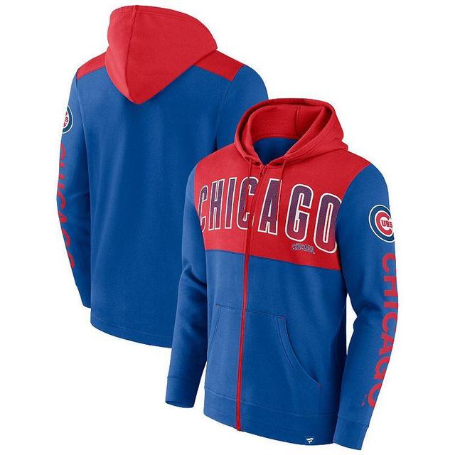 Mens Fanatics Branded Royal Chicago Cubs Walk Off Fleece Full-Zip Hoodie Product Image