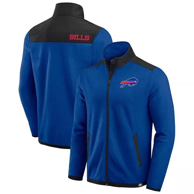 Mens Darius Rucker Collection by Fanatics Royal Buffalo Bills Color Block Polar Fleece Full-Zip Jacket Product Image