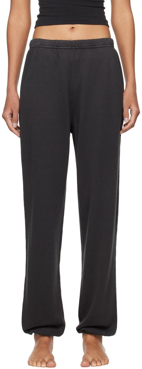 SKIMS Gray Modal French Terry Classic Lounge Pants In Ash Product Image