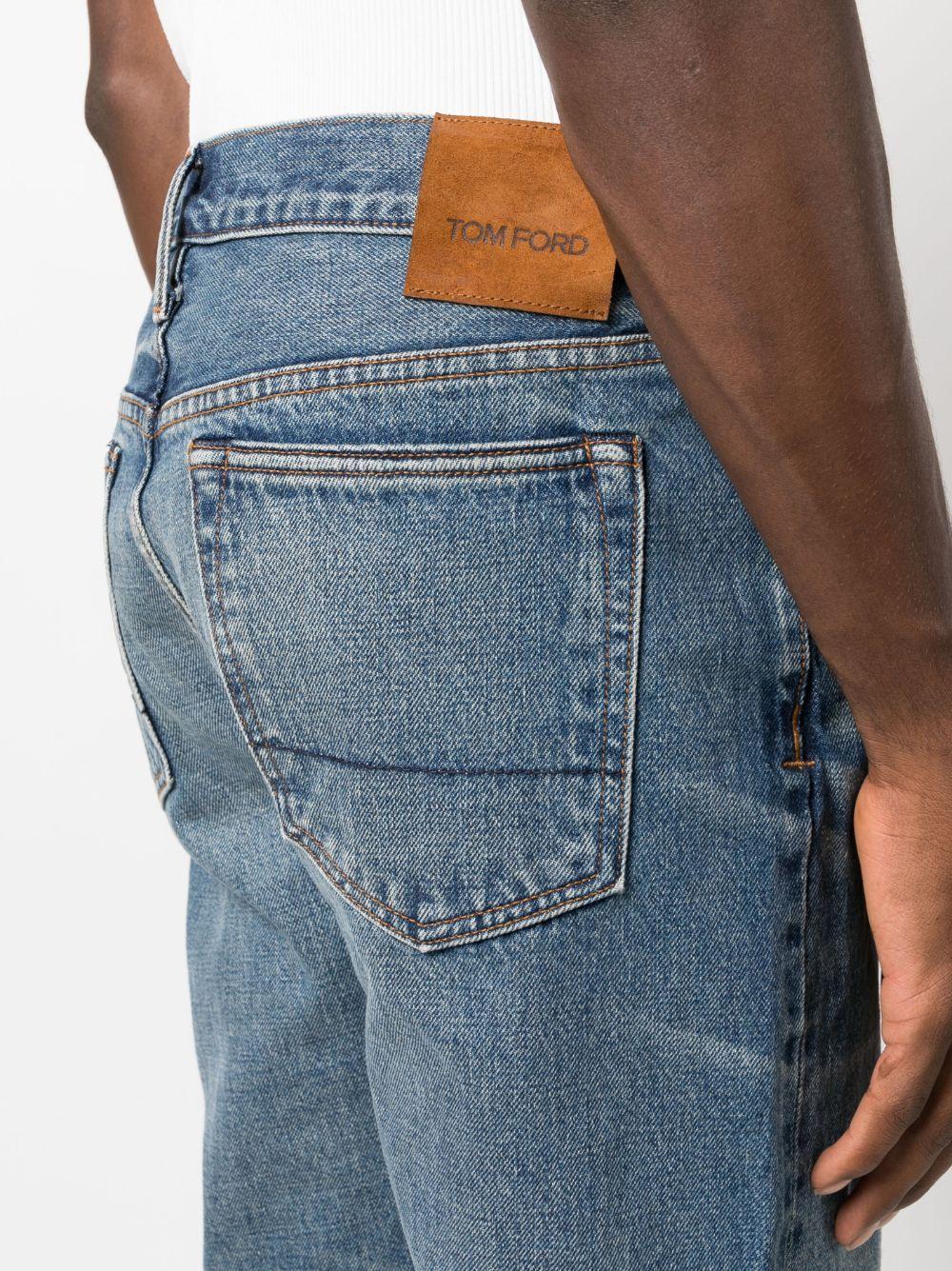 TOM FORD Blue Straight Leg Jeans Product Image