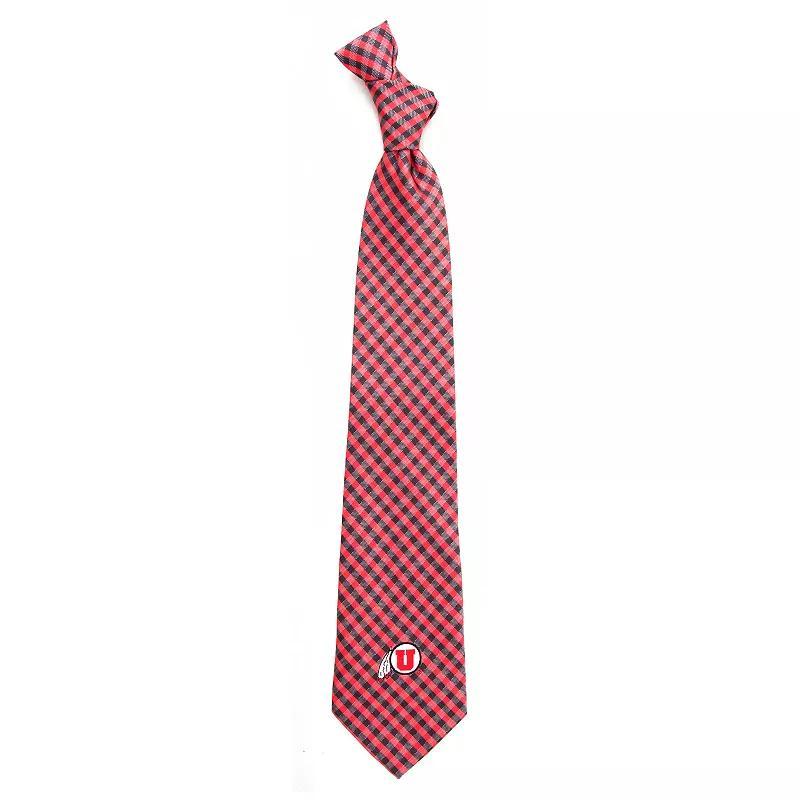 Mens Ohio State Buckeyes Gingham Tie Product Image