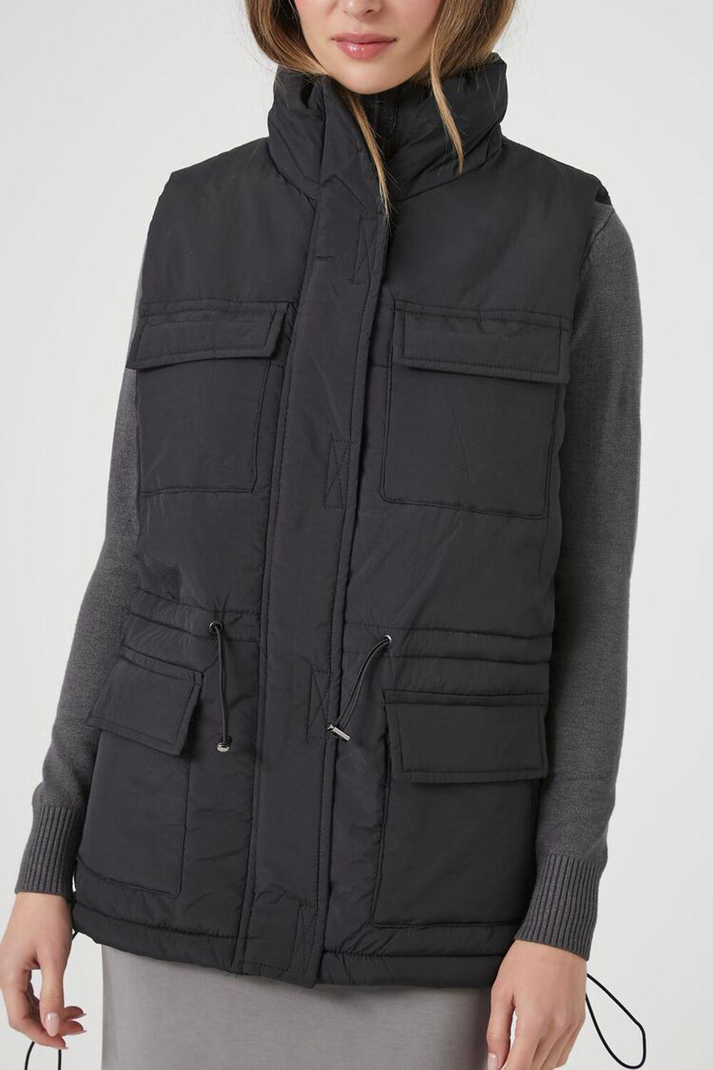 Utility Cargo Puffer Vest | Forever 21 Product Image