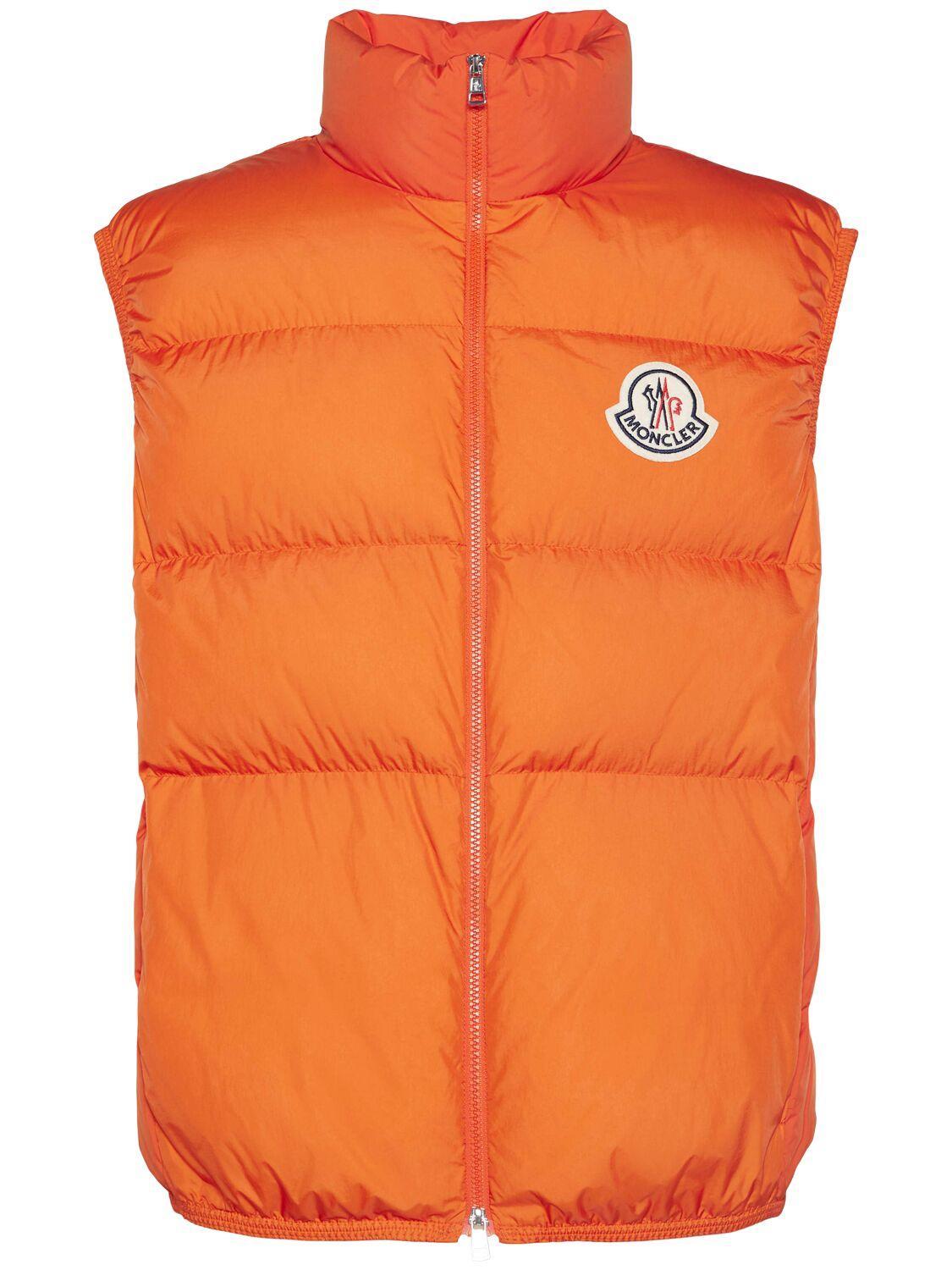 MONCLER Almaz Down Gilet In Orange Product Image