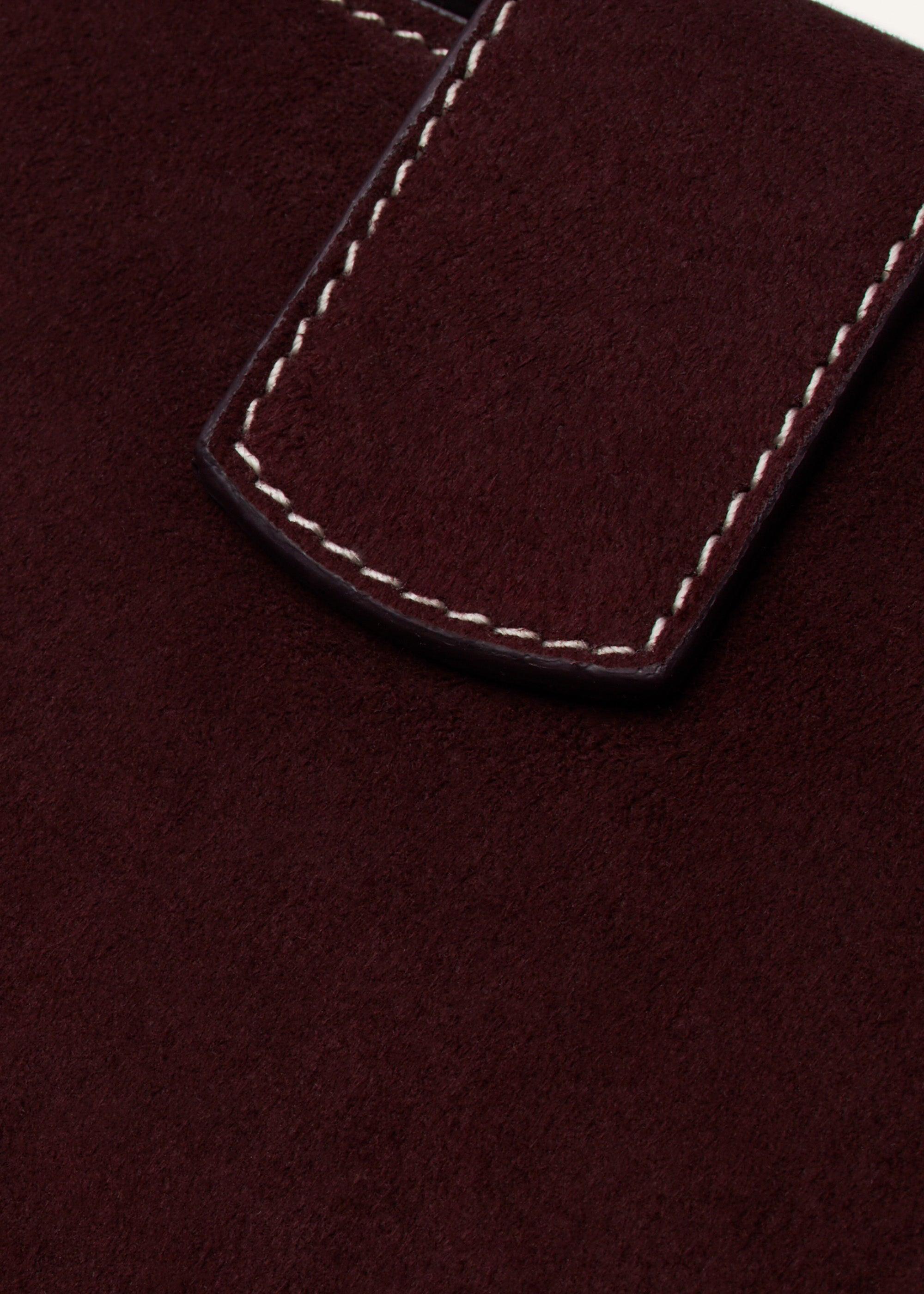 Apolonia bag burgundy suede Product Image