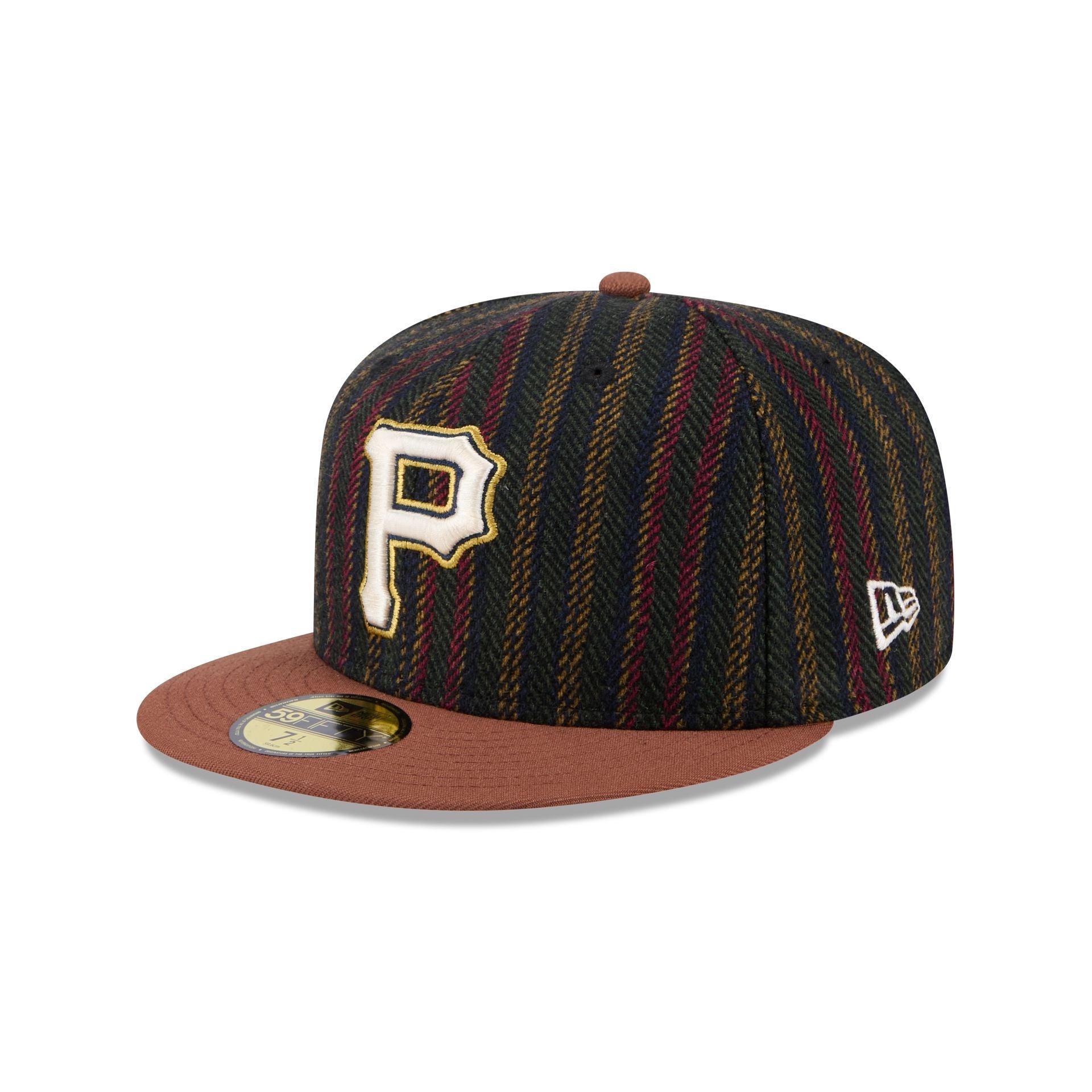 Pittsburgh Pirates Vintage Herringbone 59FIFTY Fitted Hat Male Product Image