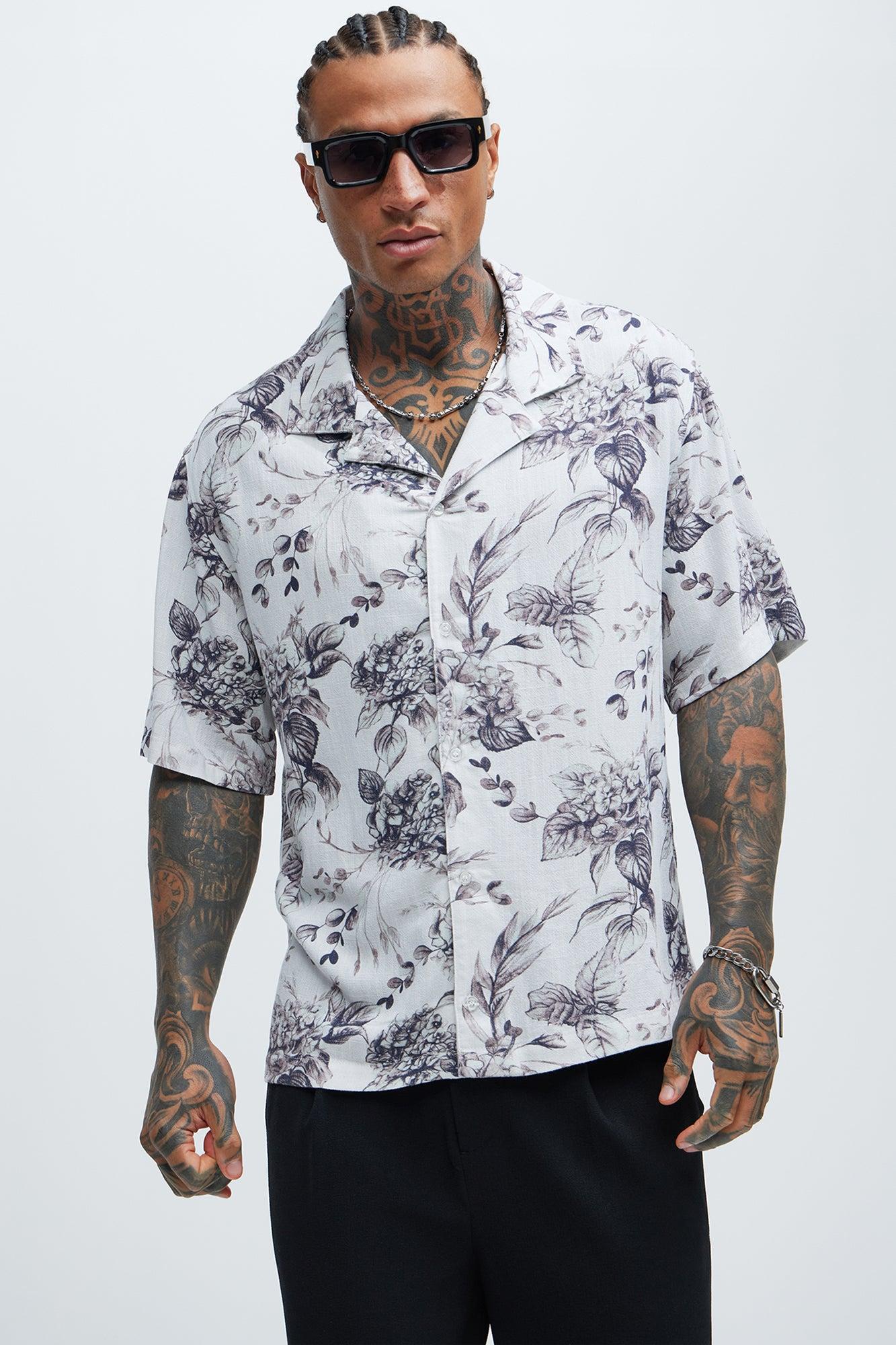 Landing Linen Shirt - White/combo Product Image